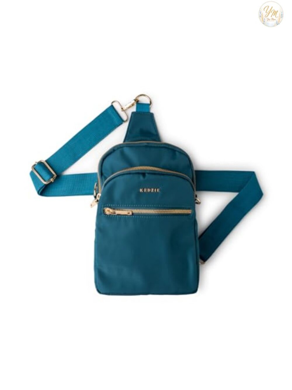 Convertible Sling Crossbody Bag with Adjustable Removable Strap, 7"Wx9"Hx2.5"D